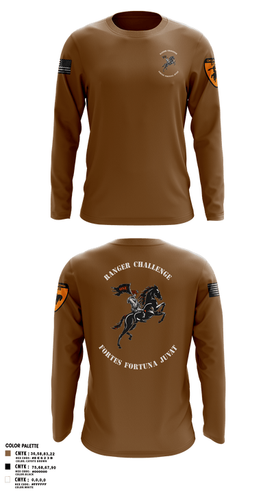 Ranger Challenge 2090684 Long Sleeve Performance Shirt 1