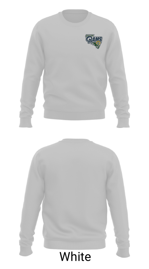 Crew Neck Sweatshirt, Grayson High School Track, Track & Field, Teamtime, Team time, sublimation, custom sports apparel, team uniforms, spirit wear, spiritwear, sports uniforms, custom shirts, team store, custom team store, fundraiser sports, apparel fundraiser