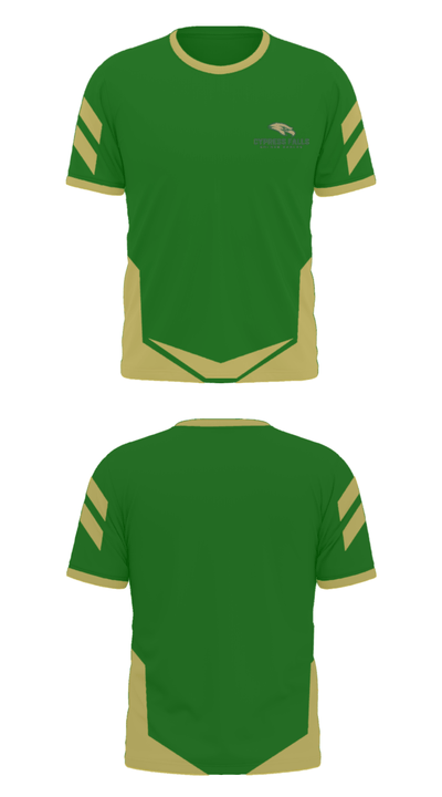 Cypress Falls High School Track 61867059 Short Sleeve Performance Polo - 35