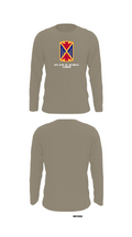 10th Army Air and Missile Command 85697191 Long Sleeve Performance Shirt - 72