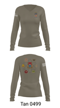 SPO Nation 55364584 Women's Long Sleeve V-neck Shirt - 77