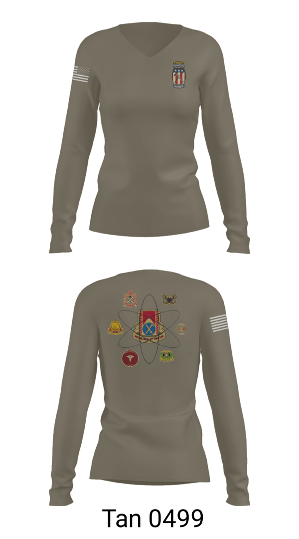 Womens Long Sleeve Vneck Shirt, SPO Nation, Army, Teamtime, Team time, sublimation, custom sports apparel, team uniforms, spirit wear, spiritwear, sports uniforms, custom shirts, team store, custom team store, fundraiser sports, apparel fundraiser