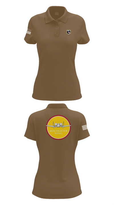 442D FW 35089467 Women's Short Sleeve Performance Polo  - 15