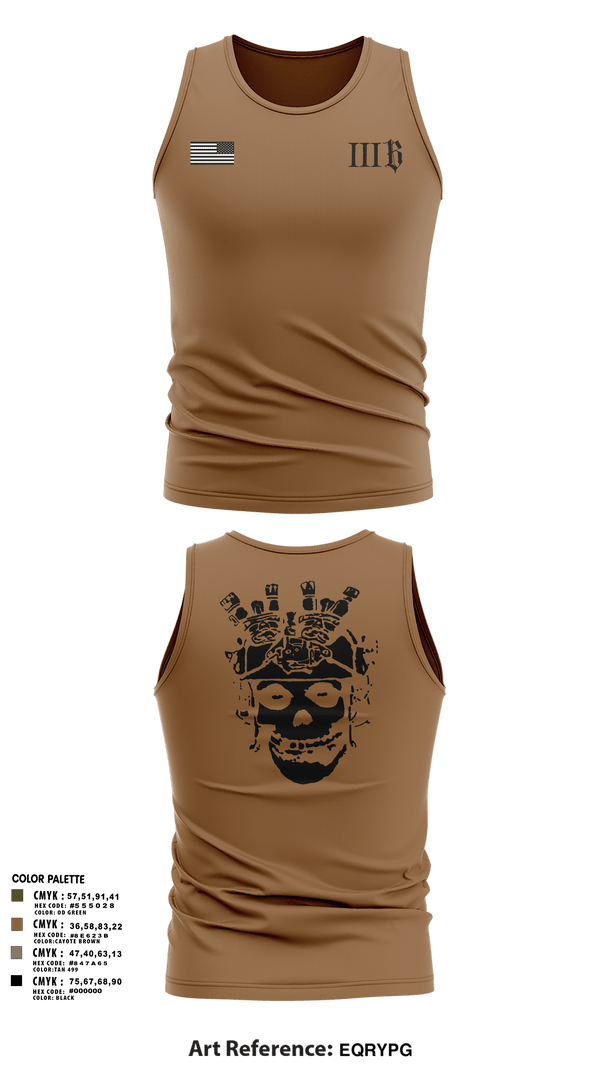 Tank Top, 3B 1-325 AIR, 2BCT, 82ND ABN DIV, Army, Teamtime, Team time, sublimation, custom sports apparel, team uniforms, spirit wear, spiritwear, sports uniforms, custom shirts, team store, custom team store, fundraiser sports, apparel fundraiser