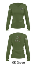 USACA-R 32862257 Women's Long Sleeve V-neck Shirt - 57