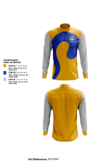 Quarter Zip Jacket, West Valley Drive Basketball, Men's Basketball, Teamtime, Team time, sublimation, custom sports apparel, team uniforms, spirit wear, spiritwear, sports uniforms, custom shirts, team store, custom team store, fundraiser sports, apparel fundraiser