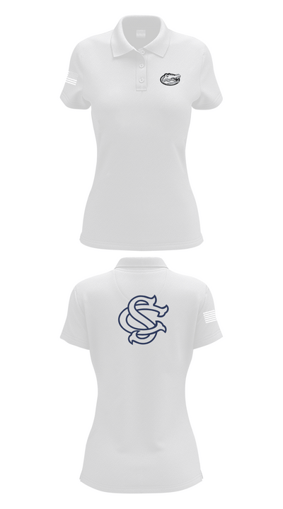 Spring Creek High School Basketball 45989238 Women's Short Sleeve Performance Polo  - 17