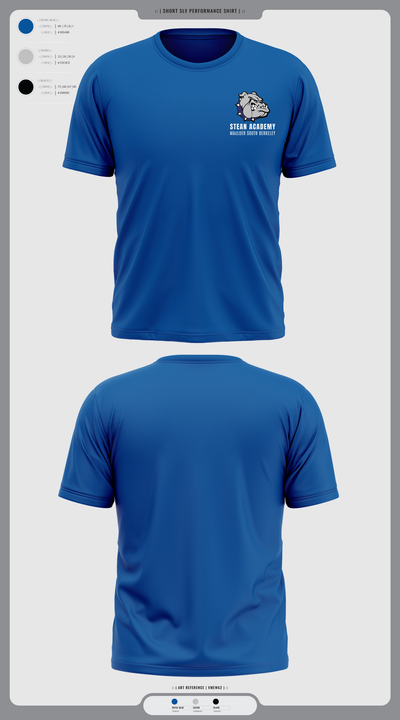 Steam Academy at McCluer South Berkeley 57920601 Short Sleeve Performance Shirt - 1