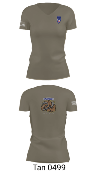 Women's Short Sleeve Vneck Shirt, 539th CTC(L), Army, Teamtime, Team time, sublimation, custom sports apparel, team uniforms, spirit wear, spiritwear, sports uniforms, custom shirts, team store, custom team store, fundraiser sports, apparel fundraiser