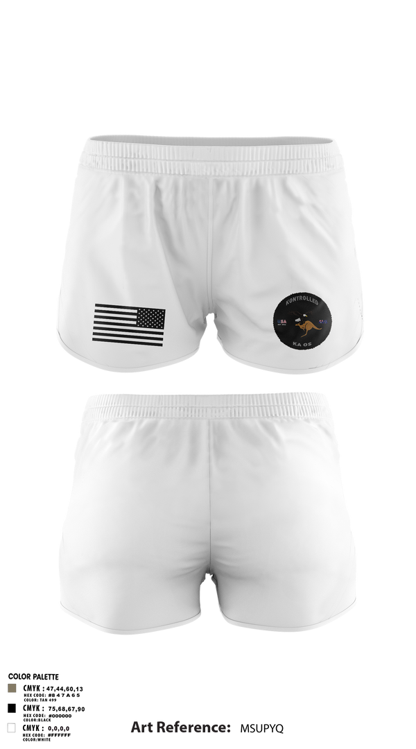 Ranger Panties, Kontrolled Kaos, , Teamtime, Team time, sublimation, custom sports apparel, team uniforms, spirit wear, spiritwear, sports uniforms, custom shirts, team store, custom team store, fundraiser sports, apparel fundraiser