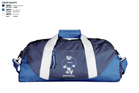 Duffle Bag, Prairie Central Junior High School Basketball, Women's Basketball, Teamtime, Team time, sublimation, custom sports apparel, team uniforms, spirit wear, spiritwear, sports uniforms, custom shirts, team store, custom team store, fundraiser sports, apparel fundraiser