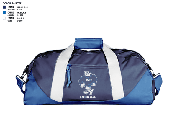Duffle Bag, Prairie Central Junior High School Basketball, Women's Basketball, Teamtime, Team time, sublimation, custom sports apparel, team uniforms, spirit wear, spiritwear, sports uniforms, custom shirts, team store, custom team store, fundraiser sports, apparel fundraiser