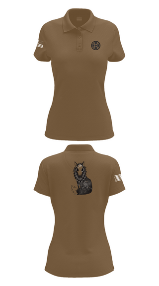 Women's Short Sleeve Performance Polo, 758th SMC, Army, Teamtime, Team time, sublimation, custom sports apparel, team uniforms, spirit wear, spiritwear, sports uniforms, custom shirts, team store, custom team store, fundraiser sports, apparel fundraiser