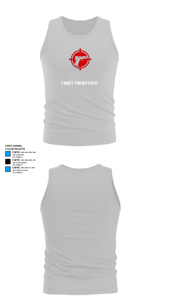 Tank Top, Target Pro Defense, , Teamtime, Team time, sublimation, custom sports apparel, team uniforms, spirit wear, spiritwear, sports uniforms, custom shirts, team store, custom team store, fundraiser sports, apparel fundraiser