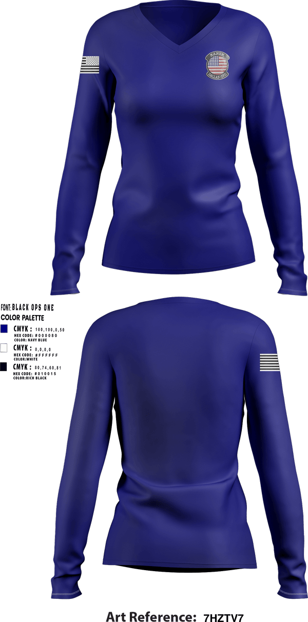 Women's Long Sleeve Vneck Shirt, MAREK-SPD, , Teamtime, Team time, sublimation, custom sports apparel, team uniforms, spirit wear, spiritwear, sports uniforms, custom shirts, team store, custom team store, fundraiser sports, apparel fundraiser