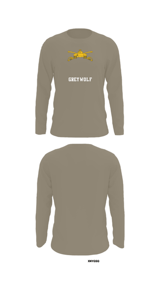 Long Sleeve Performance Shirt, Greywolf, Army, Teamtime, Team time, sublimation, custom sports apparel, team uniforms, spirit wear, spiritwear, sports uniforms, custom shirts, team store, custom team store, fundraiser sports, apparel fundraiser