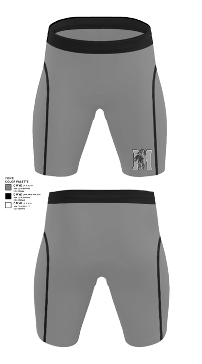 Meade High School Track 444243 Men's Compression Shorts - 31