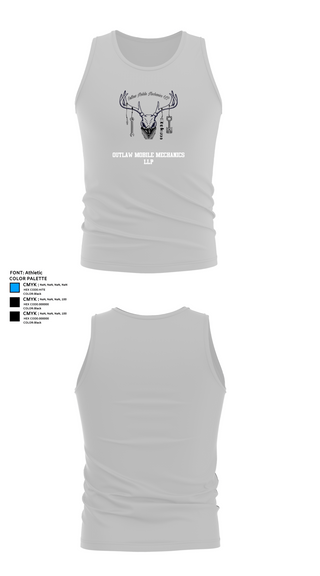 Tank Top, Outlaw Mobile Mechanics LLP, , Teamtime, Team time, sublimation, custom sports apparel, team uniforms, spirit wear, spiritwear, sports uniforms, custom shirts, team store, custom team store, fundraiser sports, apparel fundraiser