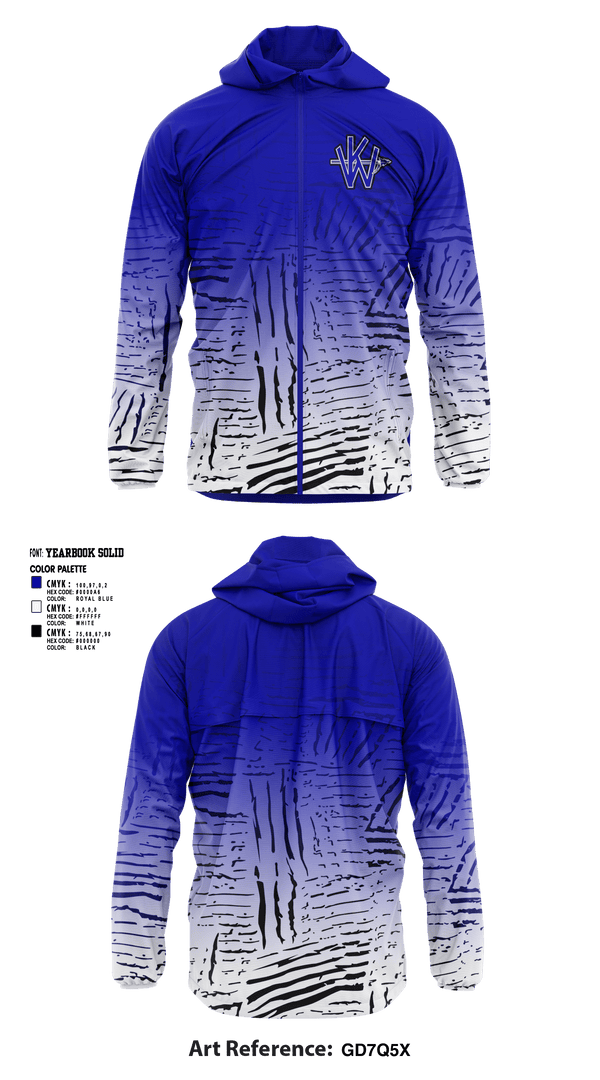 Windbreaker, Ketchum Warriors, Football, Teamtime, Team time, sublimation, custom sports apparel, team uniforms, spirit wear, spiritwear, sports uniforms, custom shirts, team store, custom team store, fundraiser sports, apparel fundraiser