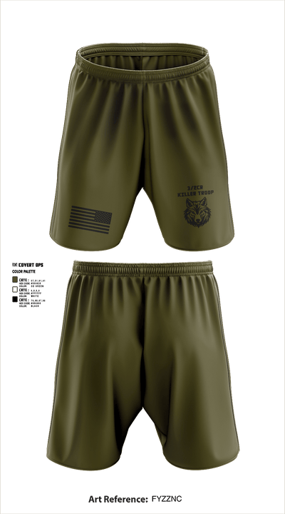 3/2CR Killer Troop 6220684 Athletic Shorts With Pockets - 7