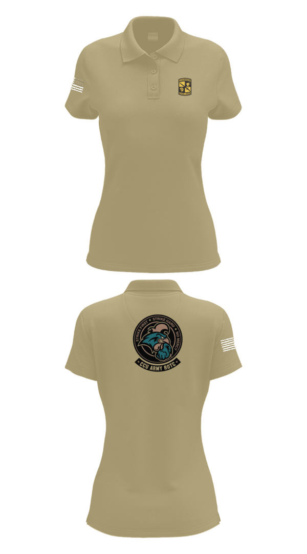 Womens Short Sleeve Performance Polo, Chanticleer company, Army, Teamtime, Team time, sublimation, custom sports apparel, team uniforms, spirit wear, spiritwear, sports uniforms, custom shirts, team store, custom team store, fundraiser sports, apparel fundraiser