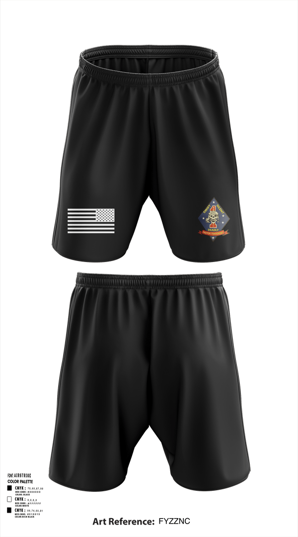 Athletic Shorts With Pockets, 1st Recon, Marines, Teamtime, Team time, sublimation, custom sports apparel, team uniforms, spirit wear, spiritwear, sports uniforms, custom shirts, team store, custom team store, fundraiser sports, apparel fundraiser
