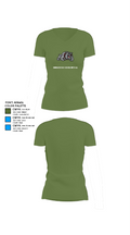 Okmulgee High School Football 68163660 Women's Short Sleeve V-neck Shirt - 20