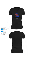Lexington Senior High School Cheer 74673708 Women's Short Sleeve V-neck Shirt - 37