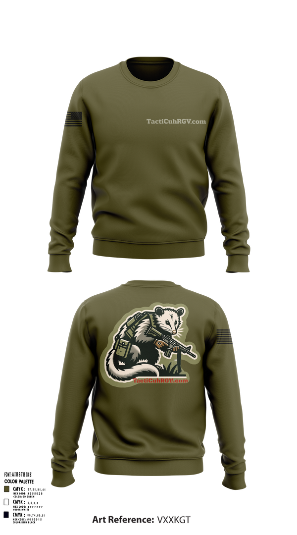 Crew Neck Sweatshirt, TactiCuhRGV.com, Police, Teamtime, Team time, sublimation, custom sports apparel, team uniforms, spirit wear, spiritwear, sports uniforms, custom shirts, team store, custom team store, fundraiser sports, apparel fundraiser