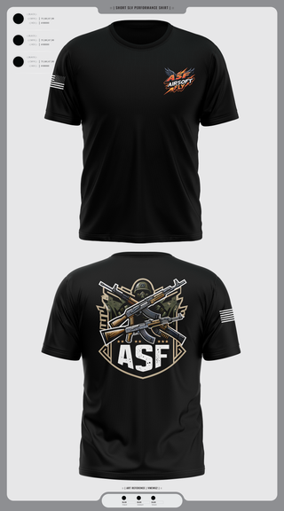 Short Sleeve Performance Shirt, AIRSOFT FLY, Air Force, Teamtime, Team time, sublimation, custom sports apparel, team uniforms, spirit wear, spiritwear, sports uniforms, custom shirts, team store, custom team store, fundraiser sports, apparel fundraiser