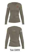 India Company 3-15 33818520 Women's Long Sleeve V-neck Shirt - 43