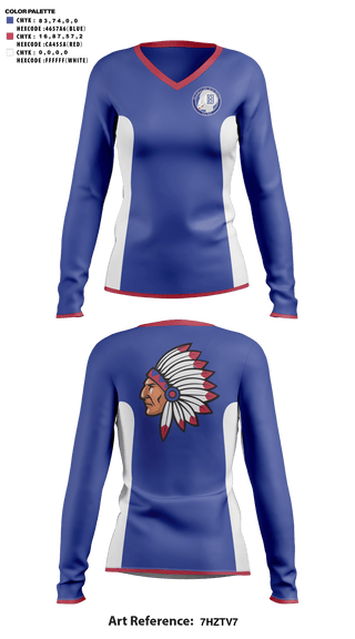 Womens Long Sleeve Vneck Shirt, Byhalia High School Cheer, Cheer, Teamtime, Team time, sublimation, custom sports apparel, team uniforms, spirit wear, spiritwear, sports uniforms, custom shirts, team store, custom team store, fundraiser sports, apparel fundraiser