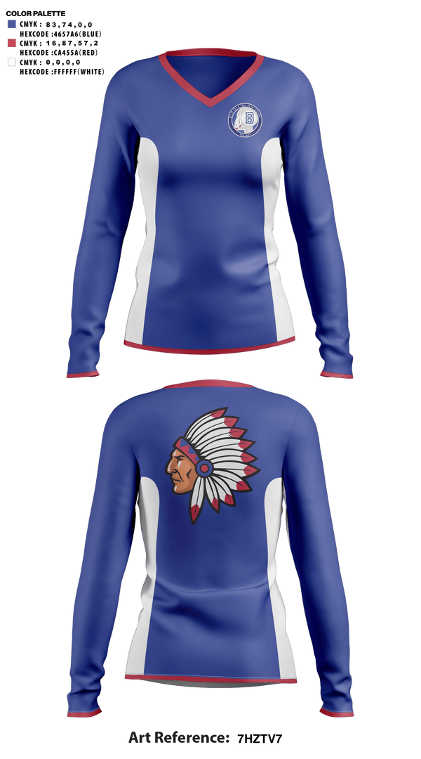 Womens Long Sleeve Vneck Shirt, Byhalia High School Cheer, Cheer, Teamtime, Team time, sublimation, custom sports apparel, team uniforms, spirit wear, spiritwear, sports uniforms, custom shirts, team store, custom team store, fundraiser sports, apparel fundraiser