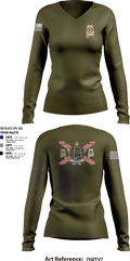 Narco Nook 16908383 Women's Long Sleeve V-neck Shirt - 12