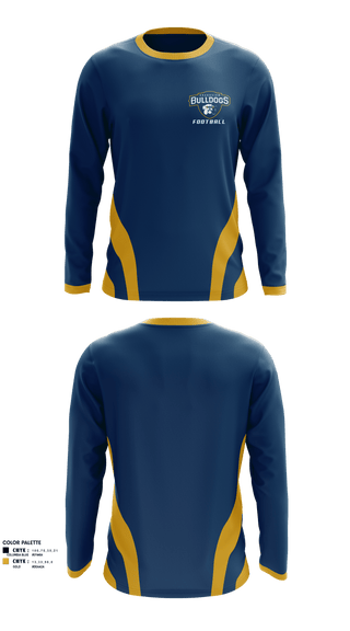 Long Sleeve Performance Shirt, Grandview Middle School Football, Football, Teamtime, Team time, sublimation, custom sports apparel, team uniforms, spirit wear, spiritwear, sports uniforms, custom shirts, team store, custom team store, fundraiser sports, apparel fundraiser