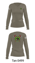 R51 33039101 Women's Long Sleeve V-neck Shirt - 77