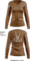 Dover EOD 58545254 Women's Long Sleeve V-neck Shirt - 6