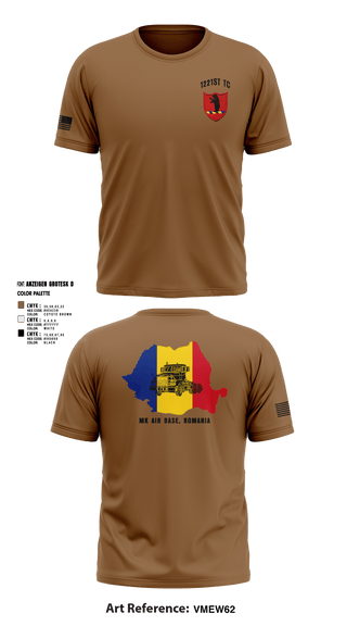 Short Sleeve Performance Shirt, 1221st TC, National Guard, Teamtime, Team time, sublimation, custom sports apparel, team uniforms, spirit wear, spiritwear, sports uniforms, custom shirts, team store, custom team store, fundraiser sports, apparel fundraiser