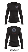Motivation X Fitness, LLC 48657682 Women's Long Sleeve V-neck Shirt - 20