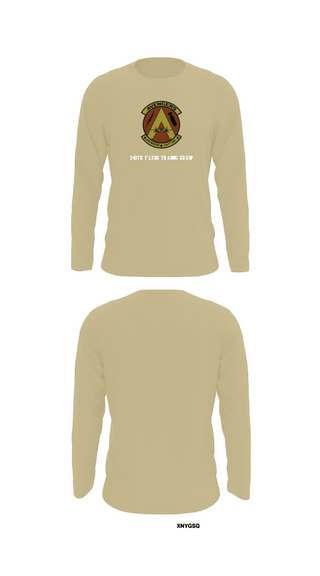 Long Sleeve Performance Shirt, 340th Flying Training Group, Air Force, Teamtime, Team time, sublimation, custom sports apparel, team uniforms, spirit wear, spiritwear, sports uniforms, custom shirts, team store, custom team store, fundraiser sports, apparel fundraiser