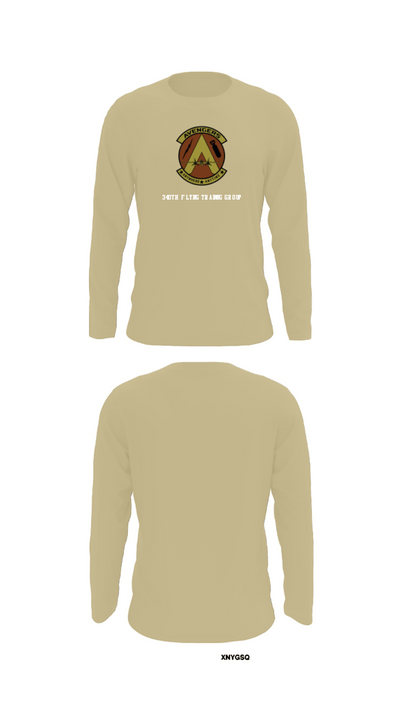 340th Flying Training Group 94922399 Long Sleeve Performance Shirt - 91