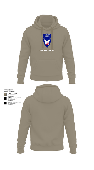 Hoodie, 11th ABN DIV WO, , Teamtime, Team time, sublimation, custom sports apparel, team uniforms, spirit wear, spiritwear, sports uniforms, custom shirts, team store, custom team store, fundraiser sports, apparel fundraiser