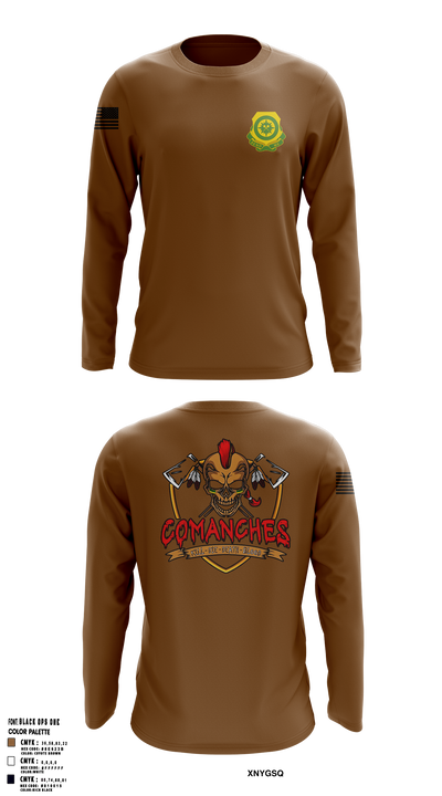 C Co., 795th MP BN 49613794 Long Sleeve Performance Shirt 1