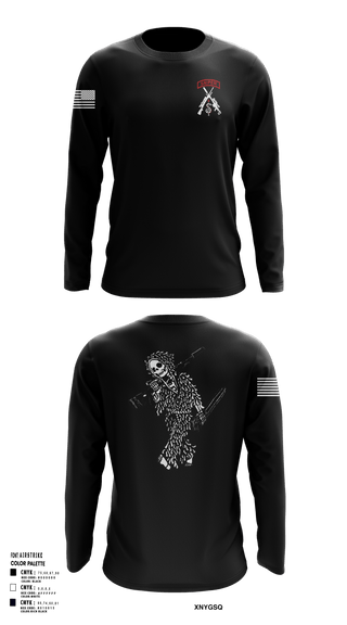 Long Sleeve Performance Shirt, 2-5 CAV Snipers, Army, Teamtime, Team time, sublimation, custom sports apparel, team uniforms, spirit wear, spiritwear, sports uniforms, custom shirts, team store, custom team store, fundraiser sports, apparel fundraiser