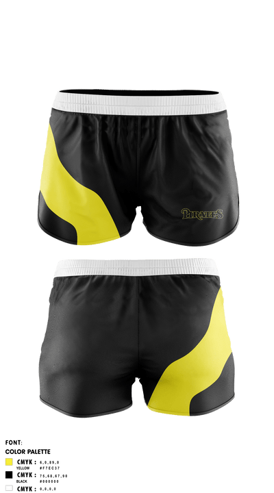 Los Angeles Pirates 34653306 Women's Shorts - 1