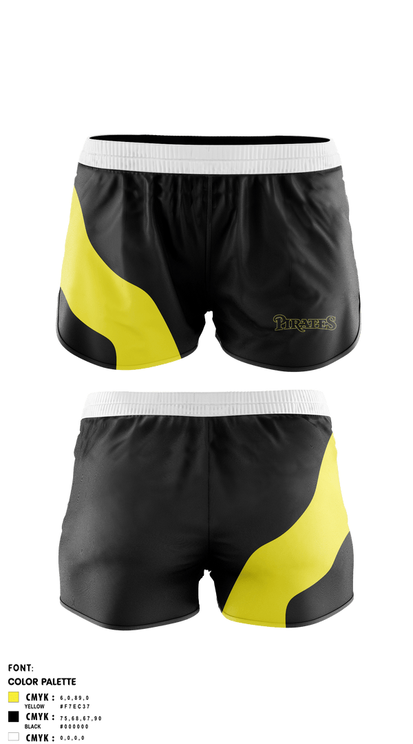 Womens Shorts, Los Angeles Pirates, Softball, Teamtime, Team time, sublimation, custom sports apparel, team uniforms, spirit wear, spiritwear, sports uniforms, custom shirts, team store, custom team store, fundraiser sports, apparel fundraiser