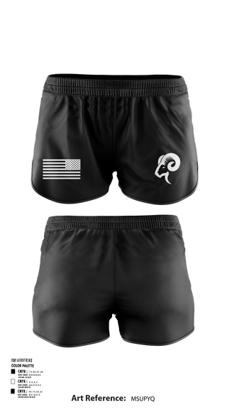 Ranger Panties, AFJROTC FL-034, Air Force, Teamtime, Team time, sublimation, custom sports apparel, team uniforms, spirit wear, spiritwear, sports uniforms, custom shirts, team store, custom team store, fundraiser sports, apparel fundraiser