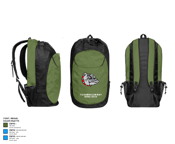 Gear Bag, Pleasanton Elementary School Cheer, Cheer, Teamtime, Team time, sublimation, custom sports apparel, team uniforms, spirit wear, spiritwear, sports uniforms, custom shirts, team store, custom team store, fundraiser sports, apparel fundraiser