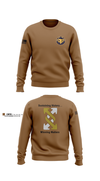 Crew Neck Sweatshirt, 143rd ESC, , Teamtime, Team time, sublimation, custom sports apparel, team uniforms, spirit wear, spiritwear, sports uniforms, custom shirts, team store, custom team store, fundraiser sports, apparel fundraiser