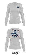 Par-Troy West Little League Baseball 82759828 Women's Long Sleeve V-neck Shirt - 9